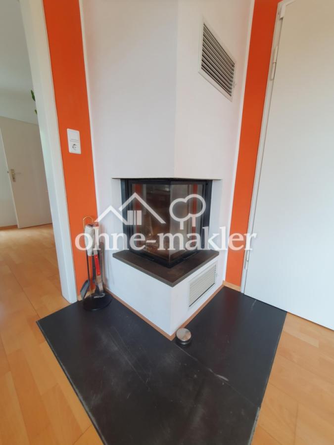 Kaminofen im Wohnzimmer