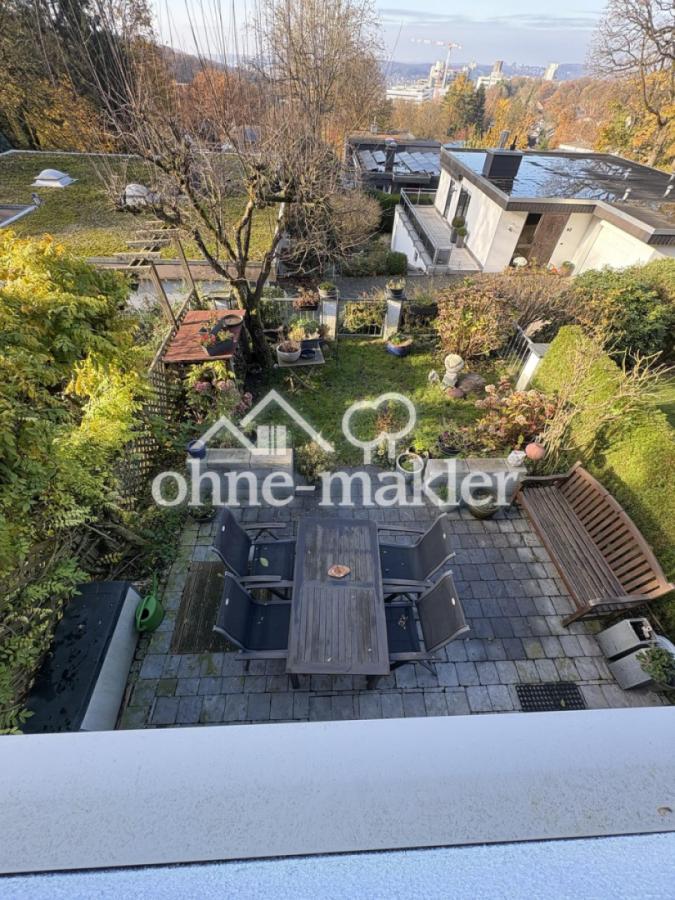 Terrasse von oben gesehen