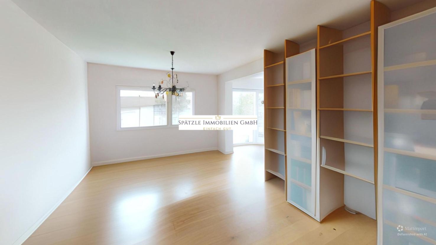 Wohnzimmer ohne Möbel