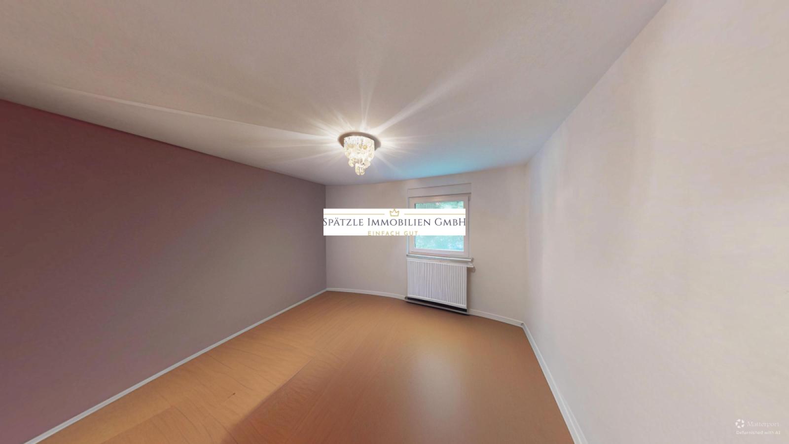 Schlafzimmer ohne Möbel