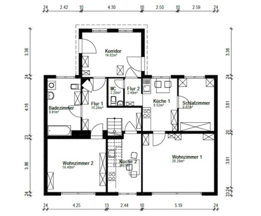 Grundriss Erdgeschoss