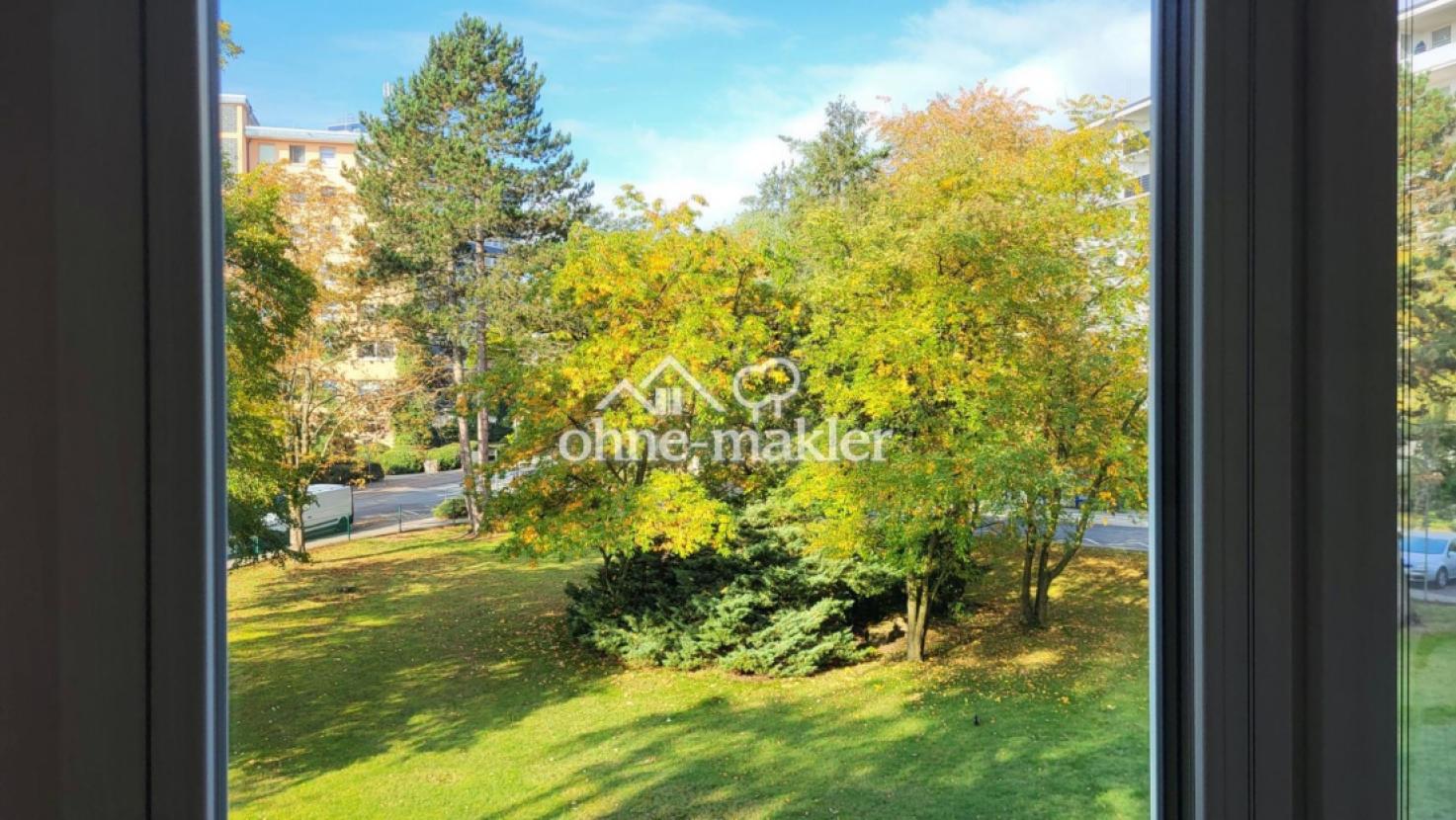 Blick aus dem Wohnzimmer