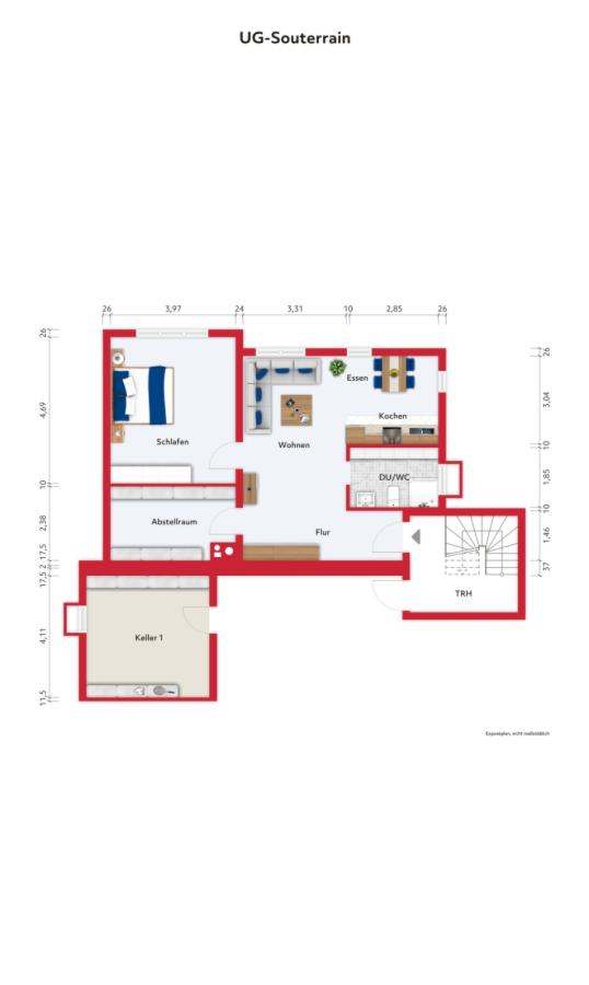 Grundriss UG-Souterrain