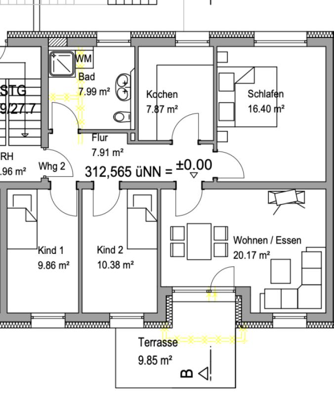 Grundriss WHG 2, Haus 3 