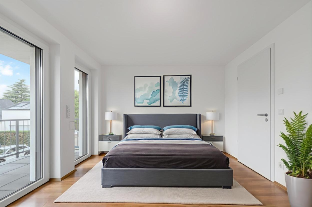 Möblierungsbeispiel Schlafbereich