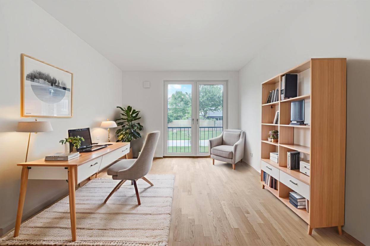 Möblierungsbeispiel Arbeitszimmer 