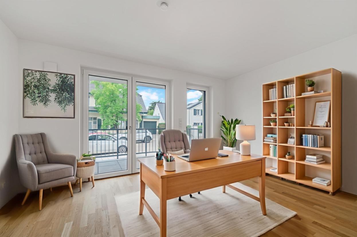Möblierungsbeispiel Arbeitszimmer