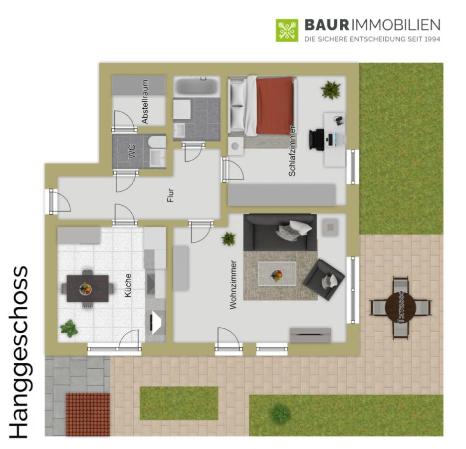 Hanggeschoss Wohneinheit