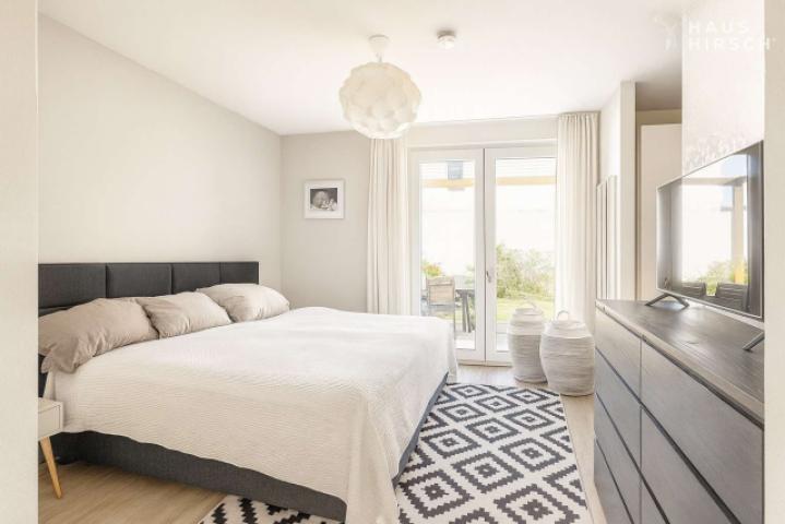 Schlafzimmer mit Bad en suite