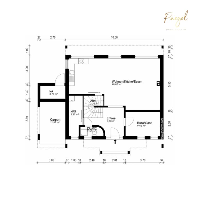 Grundriss - Erdgeschoss