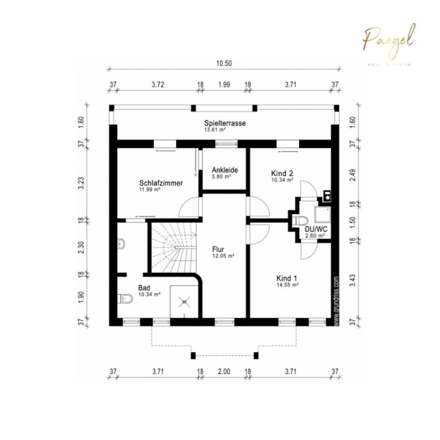 Grundriss - Obergeschoss