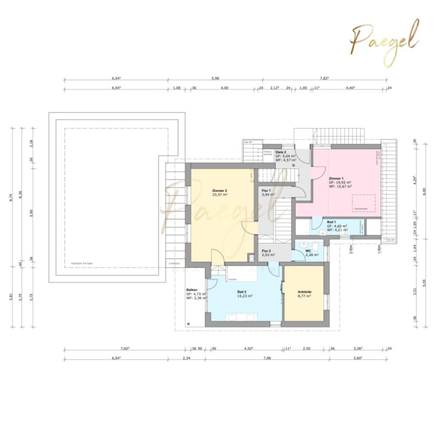 Grundriss Obergeschoss