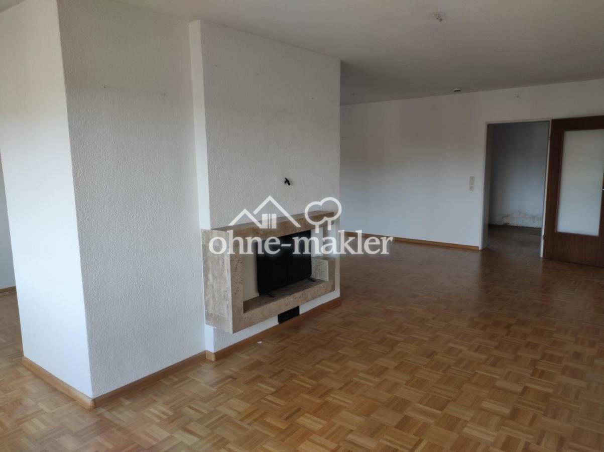 offener Kamin im Wohnbereich