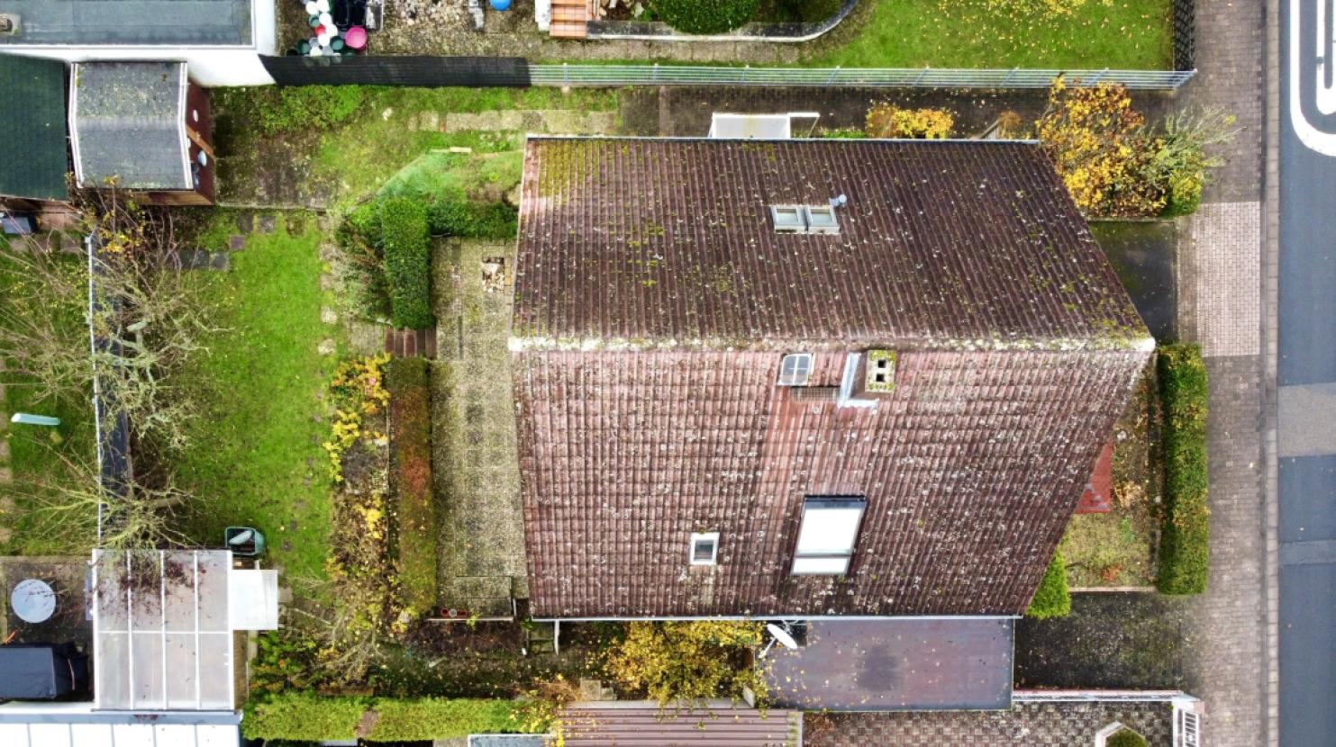 Grundstück von oben