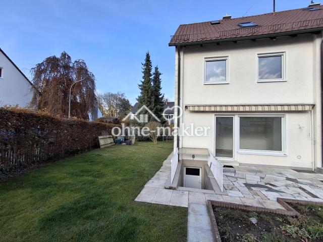 Rückseite mit Garten