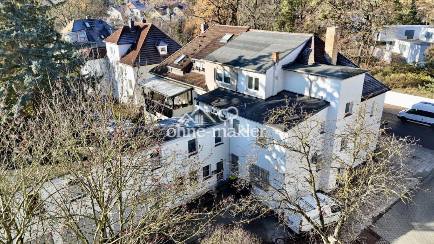 Seitenansicht des Gebäudes