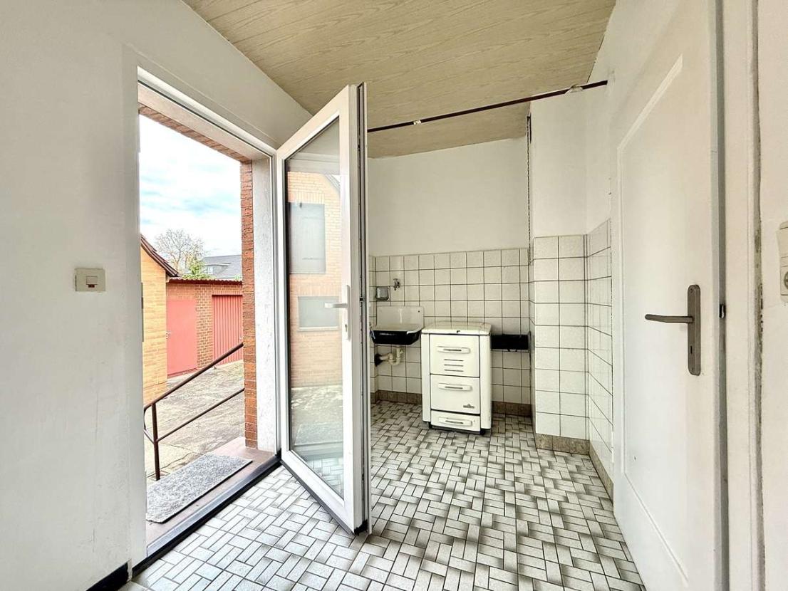 Vorratsraum, Ausgang Terrasse