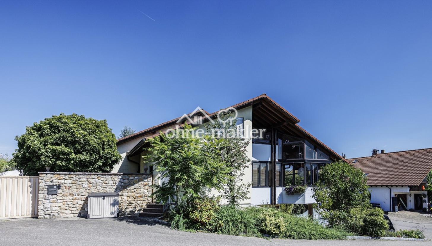 Architekten Haus mit Garten