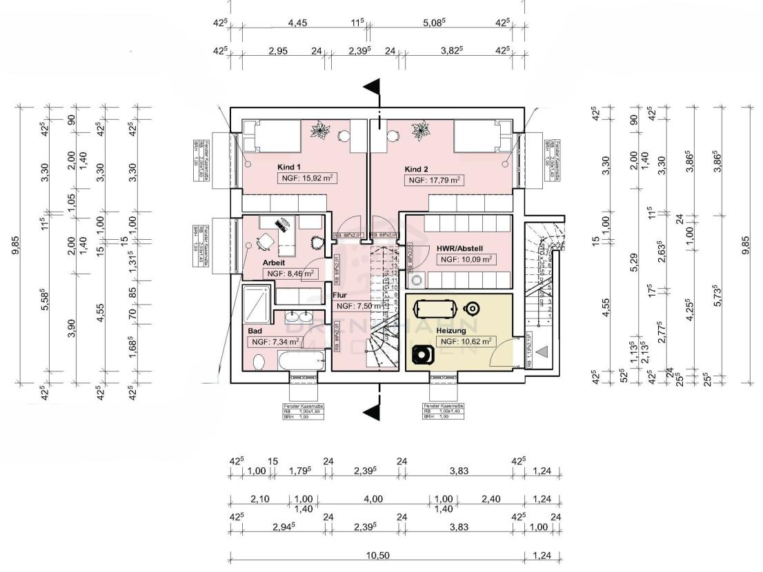 Grundriss Untergeschoss