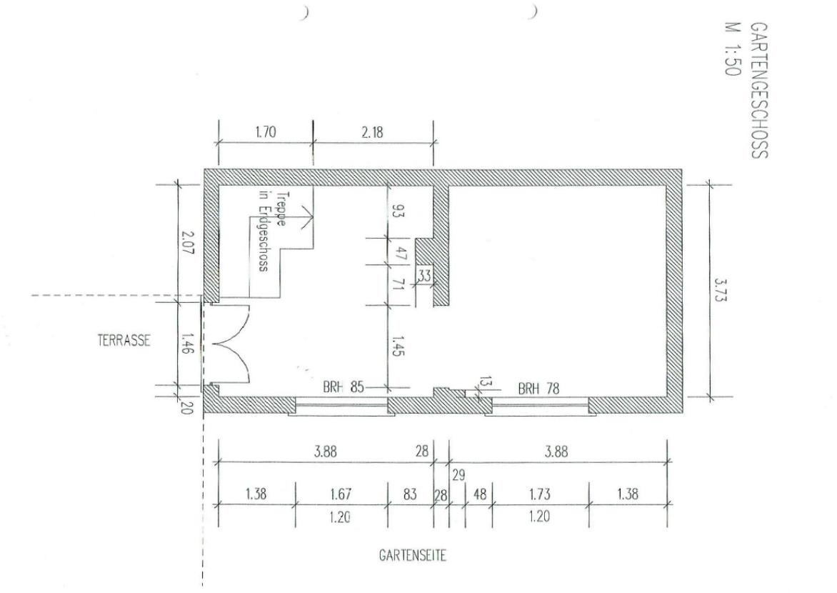 Grundriss Gartengeschoss