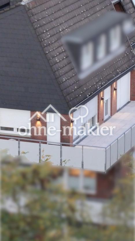 Großzügiger Dachgarten Foto