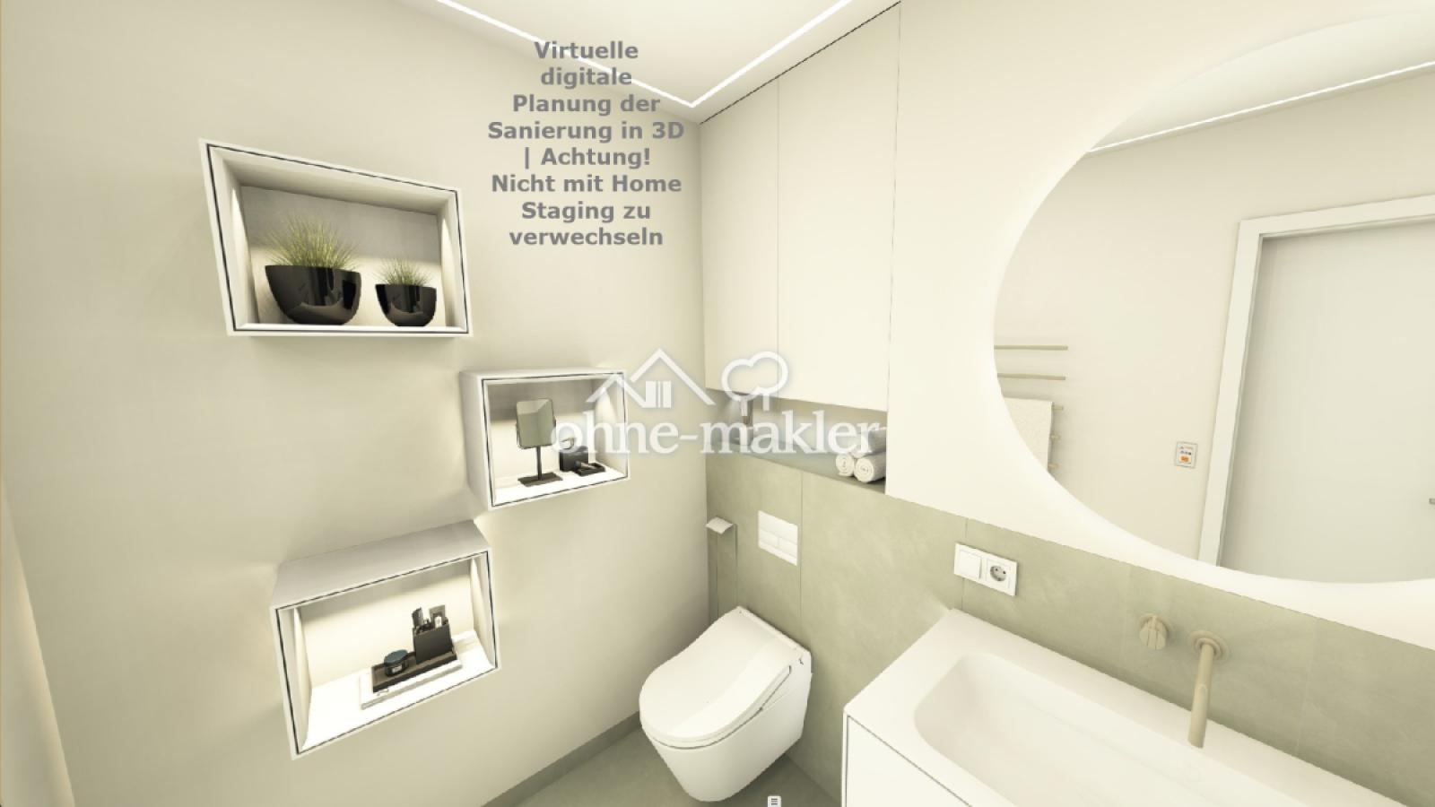 Helles Badezimmer (Planung)