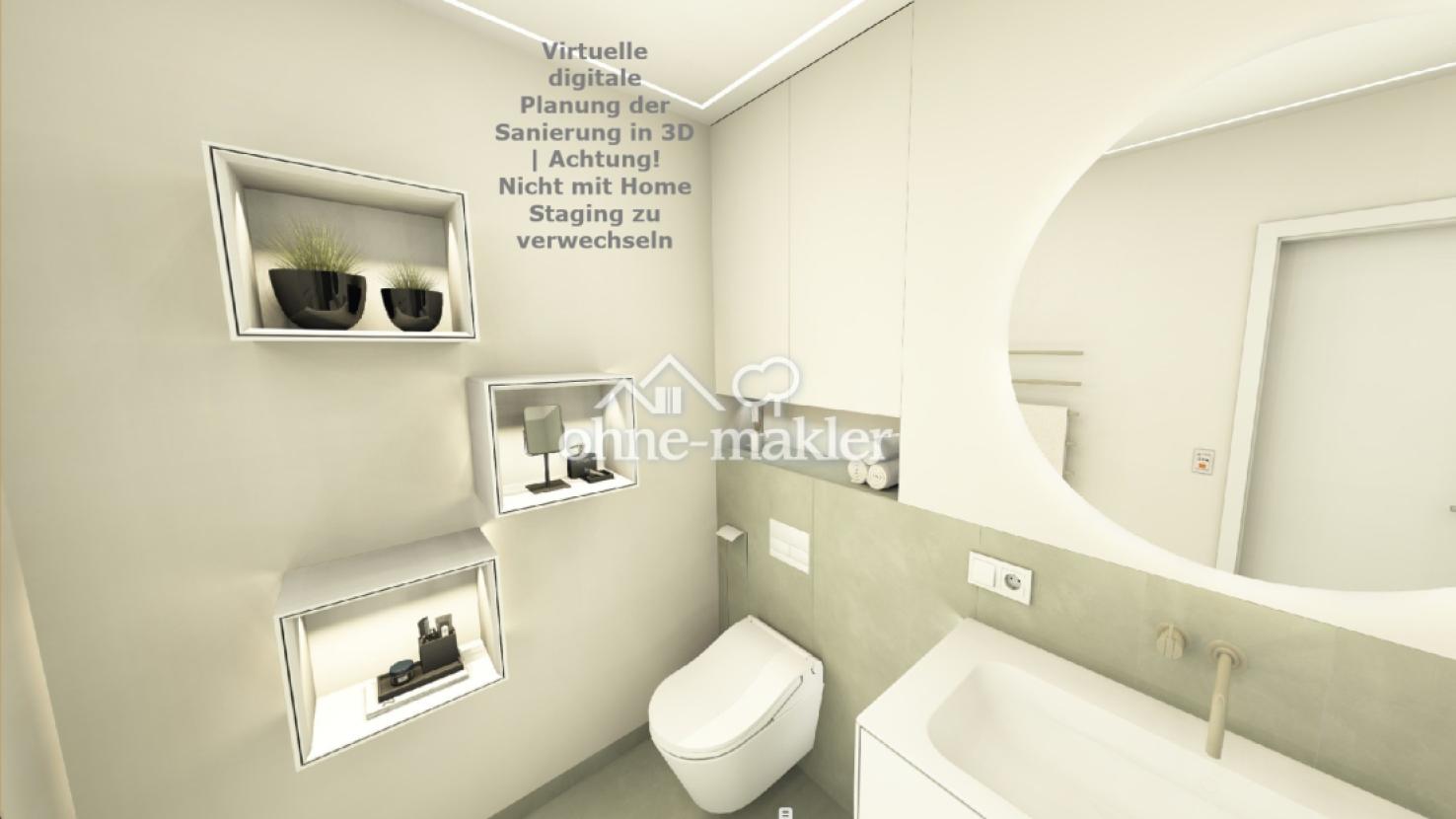 Helles Badezimmer (Planung)