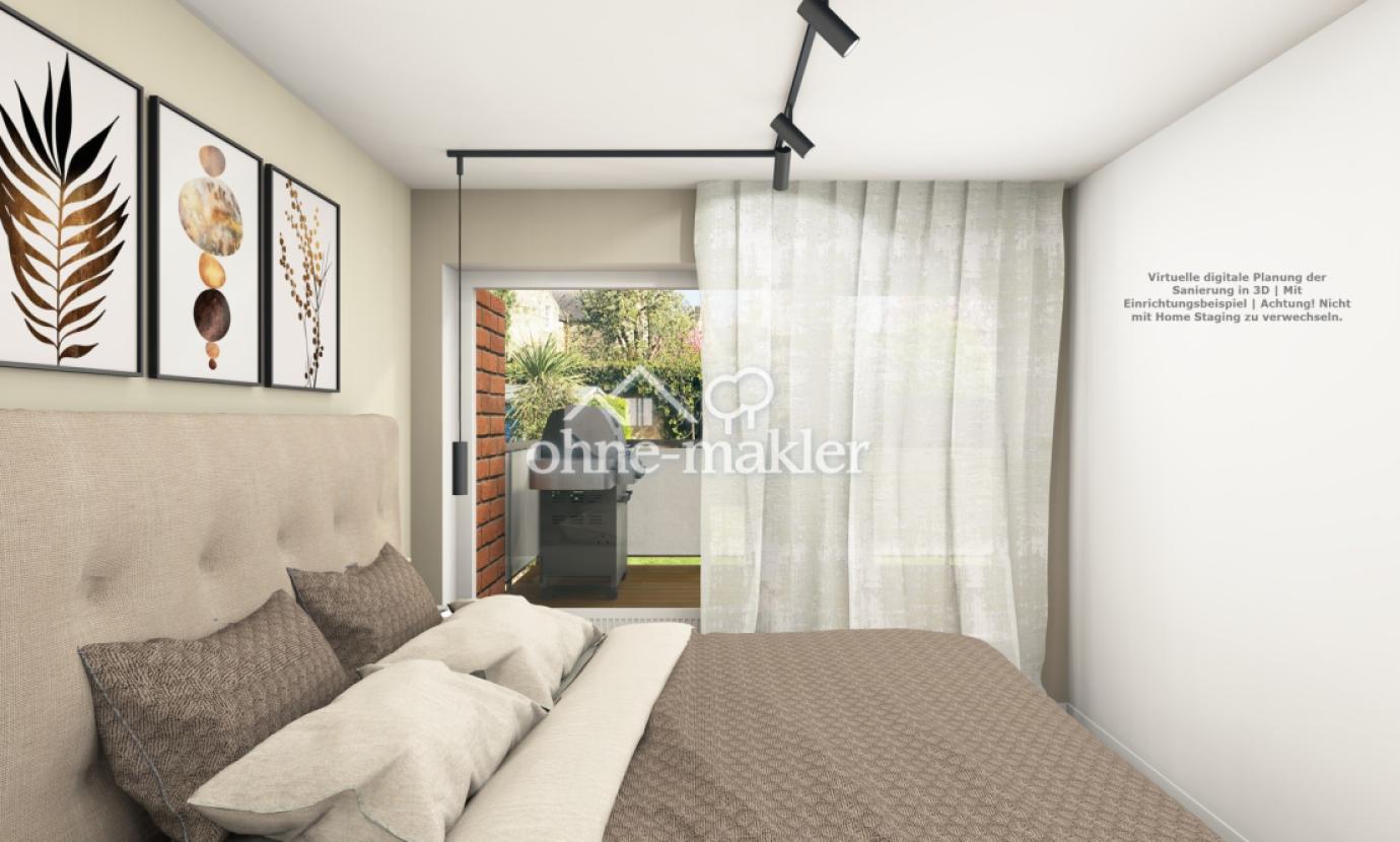 Gemütliches Schlafzimmer Visu