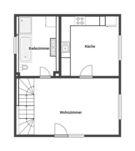 Grundriss Skizze 1.OG