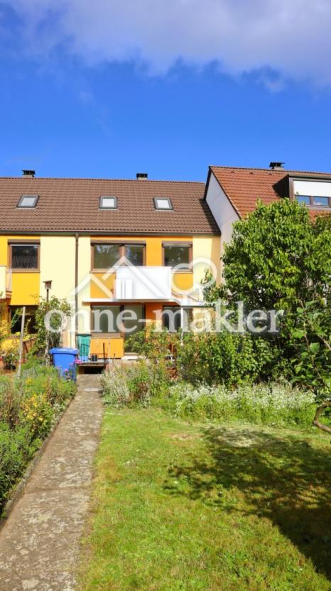 Südseitenansicht mit Garten