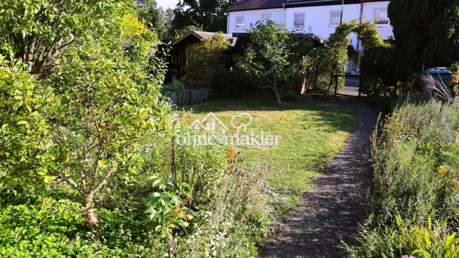 Gartenblick von Terrasse