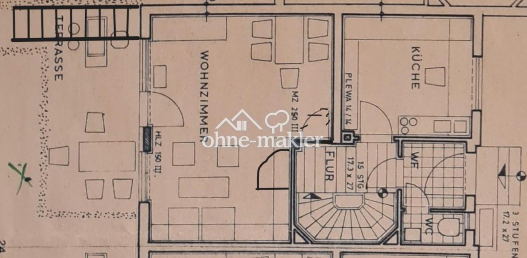 Erdgeschoß nicht detailgetreu