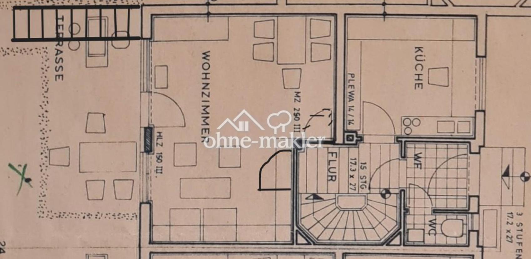 Erdgeschoß nicht detailgetreu