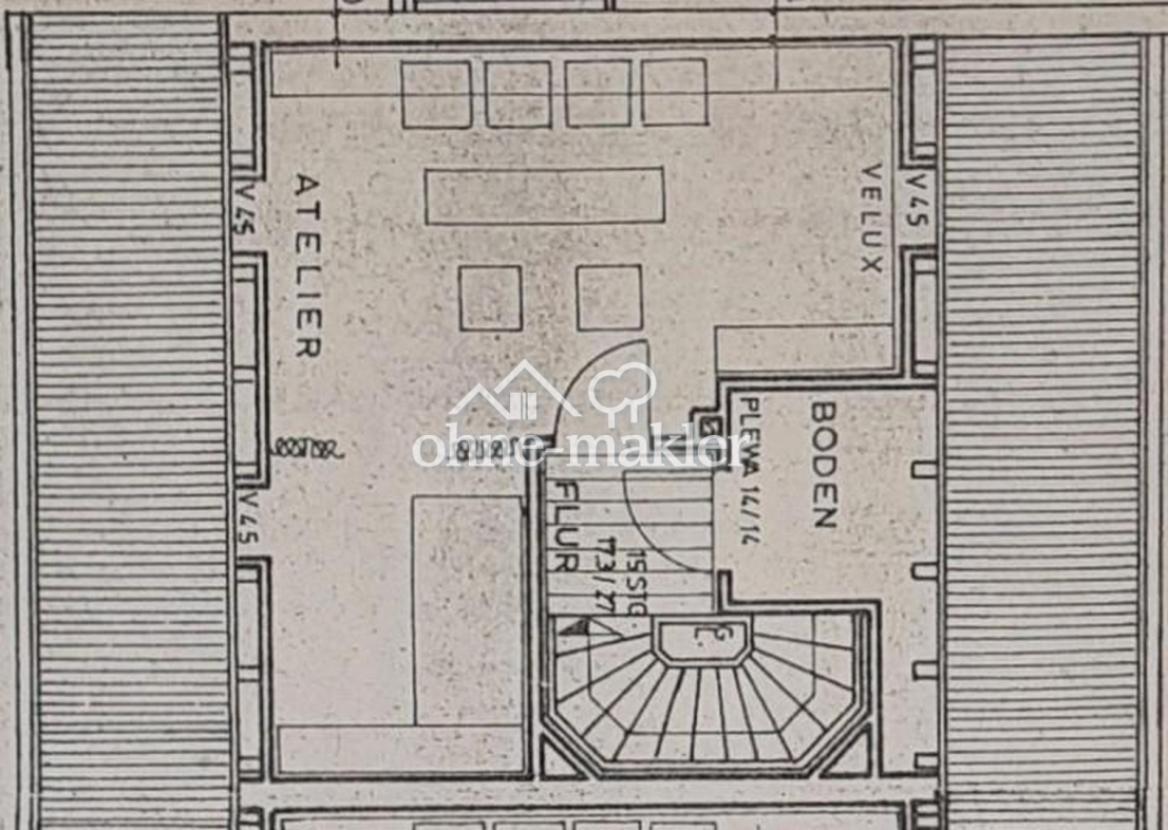 Dachgeschoß nicht detailgetreu