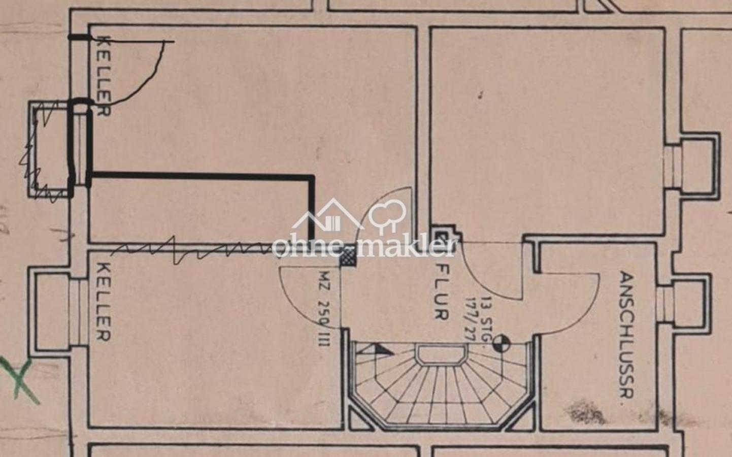 Kellerräume nicht detailgetreu