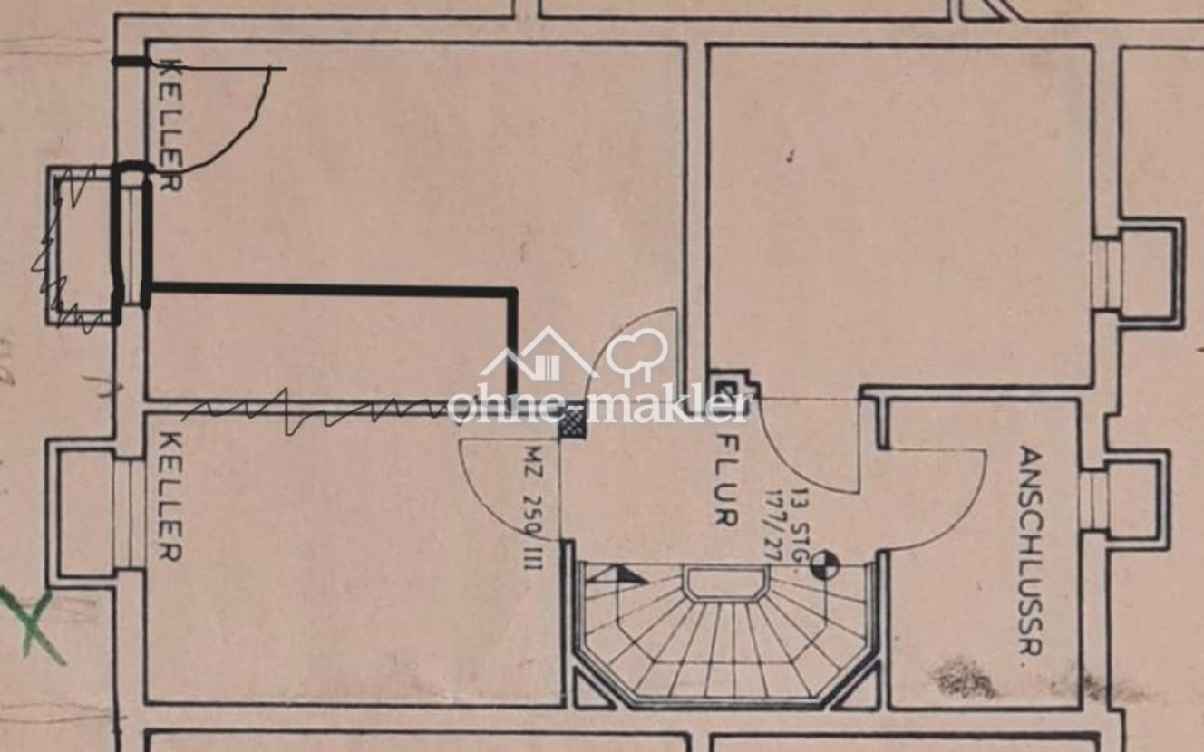 Kellerräume nicht detailgetreu