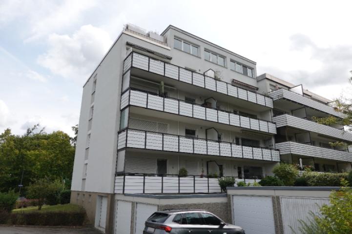 Rückansicht auf die Balkone