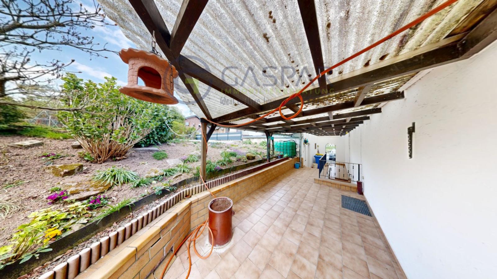 Terrasse Blick Partyraum