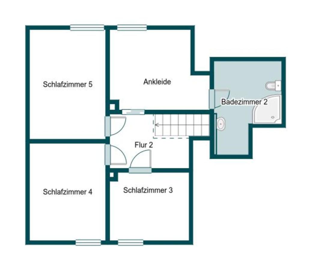 Grundriss Skizze 1.OG