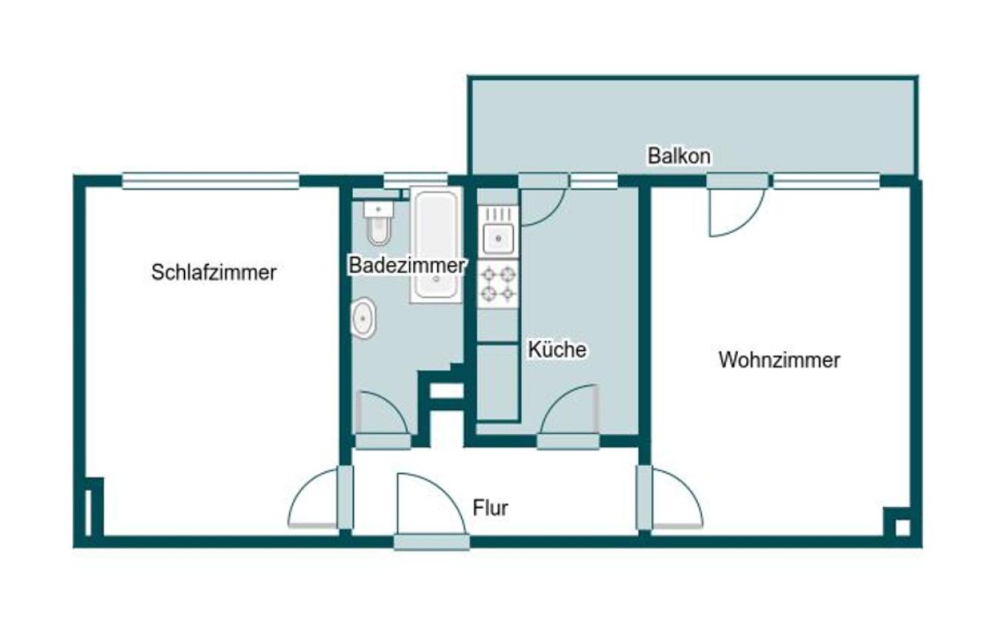 Grundriss Wohnung