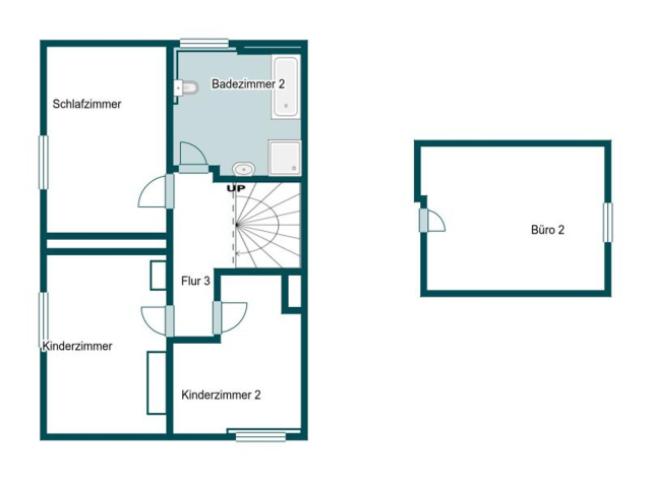 Grundriss Skizze 1.OG