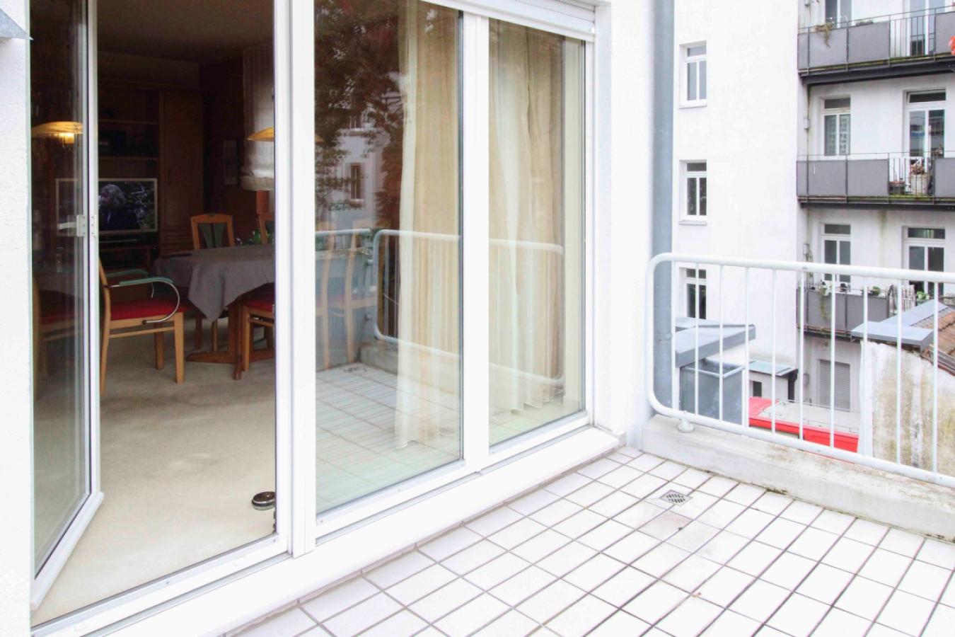 Balkon zum Wohnzimmer