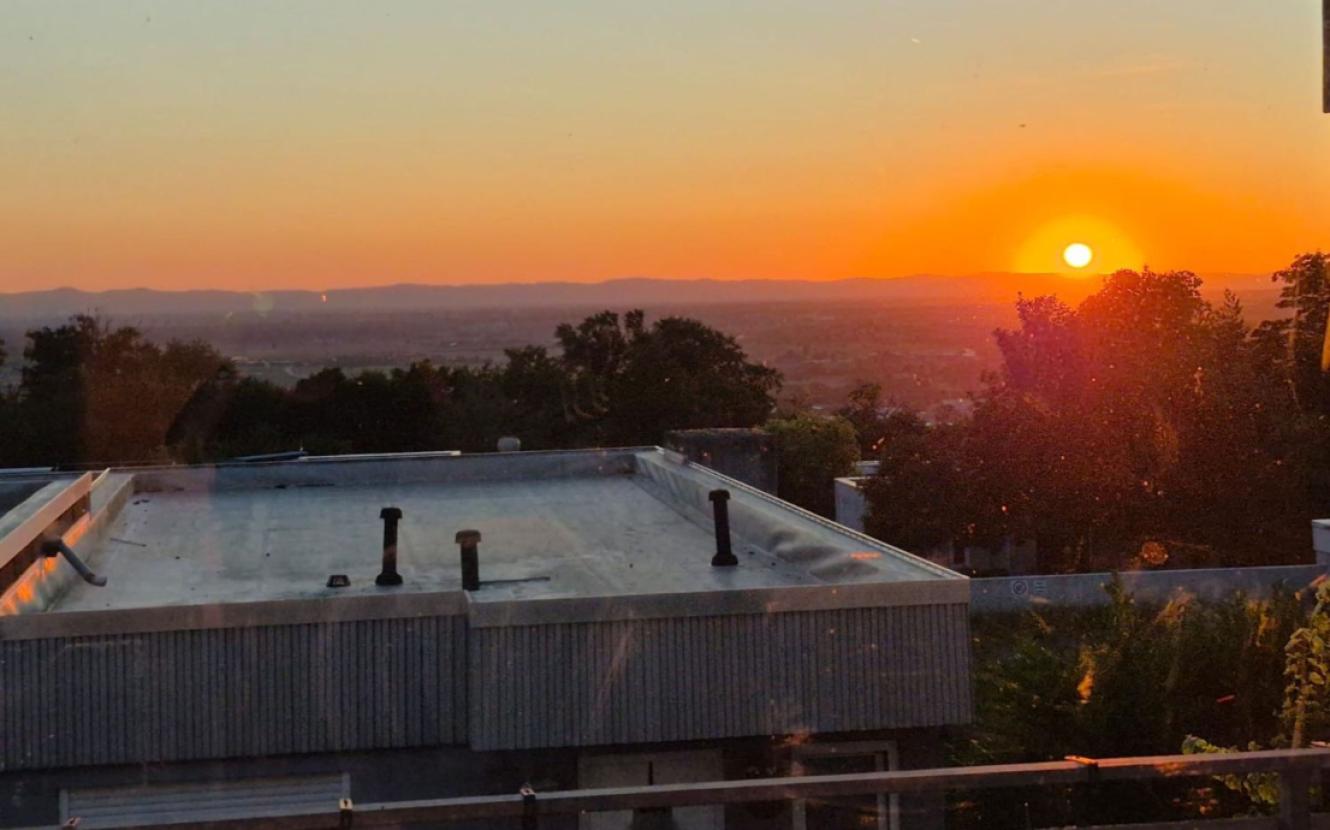 Fernblick vom Balkon