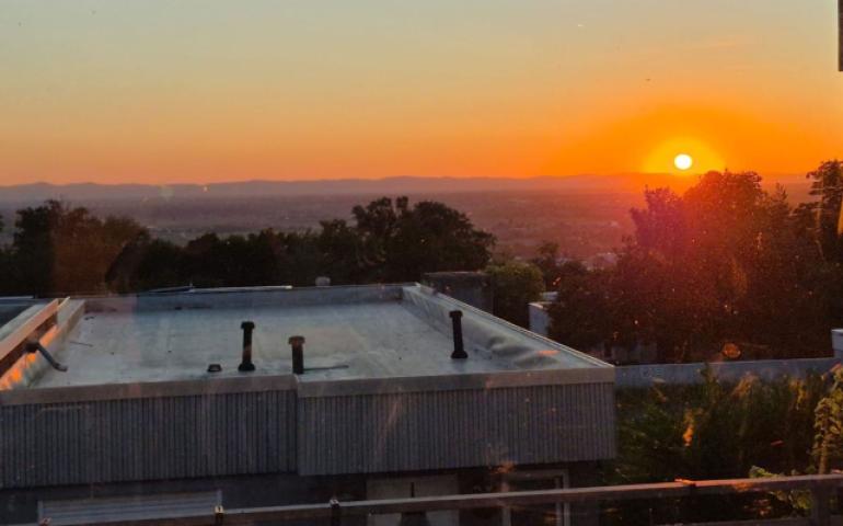 Fernblick vom Balkon
