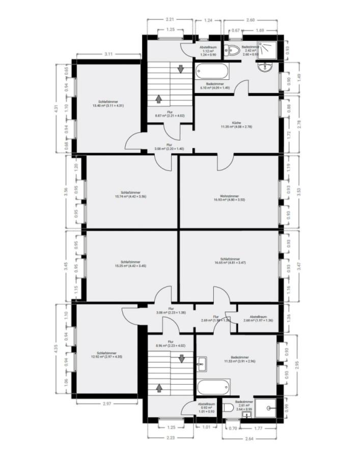 Grundriss Skizze 1.OG