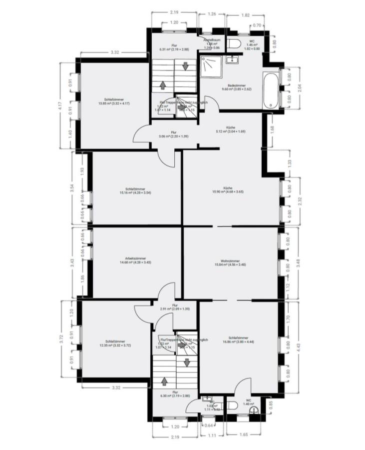 Grundriss Skizze 2.OG