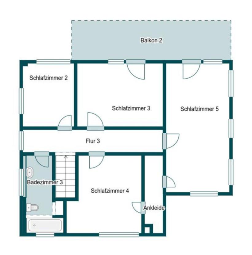 Grundriss Skizze 2.OG