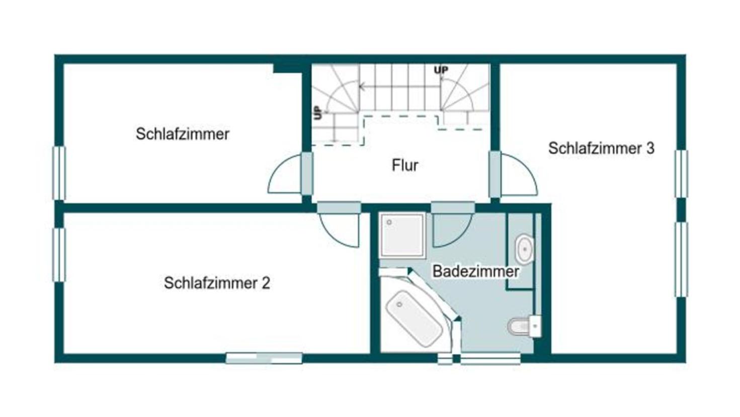 Grundriss Skizze 1.OG