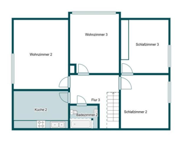 Grundriss Skizze 1.OG