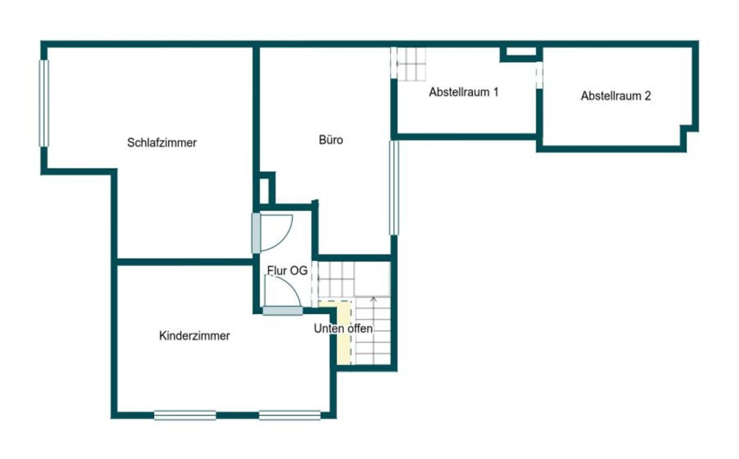 Grundriss Skizze 1.OG